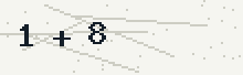 Security sum shown as an image