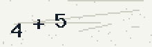 Security sum shown as an image